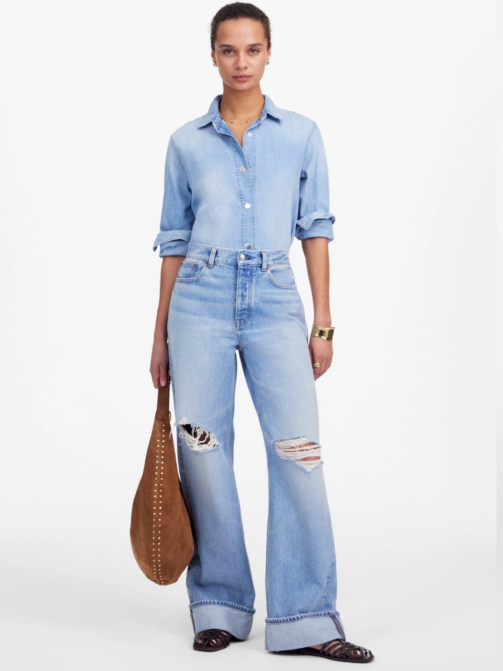 NWT Madewell Low-Slung Baggy Jeans Size 25